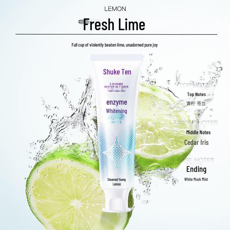 Sakol Enzyme Lime Whitening Toothpaste and Toothbrush Set