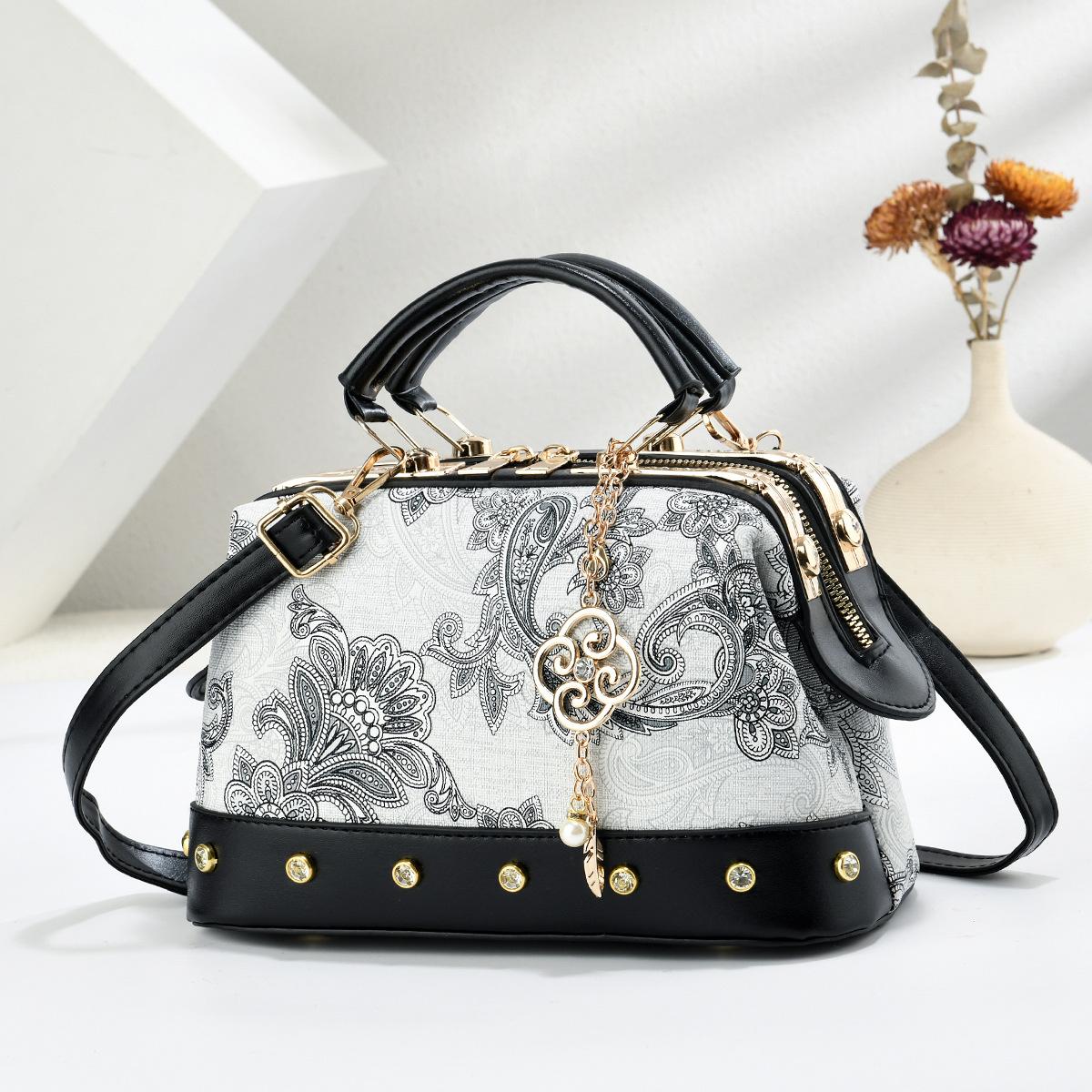 

2026 New Embossed Women s Pillow Bag Large Capacity Style Single Womens Shoulder Bags Diagonal Cross Handheld Small Square Bag 24x13x14cm
