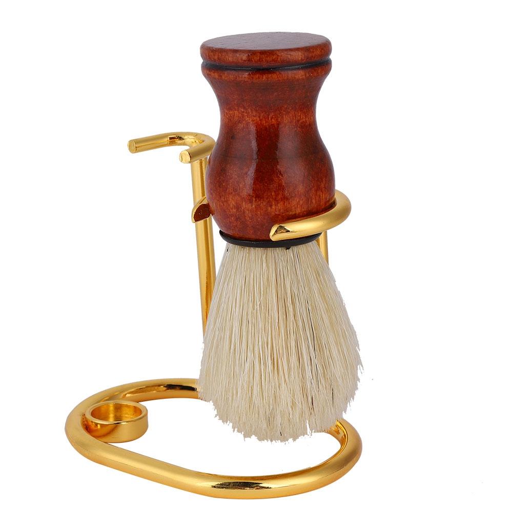 Men's Shaving Tool Holder Stand Brd Brush Rack Bracket (Gold)