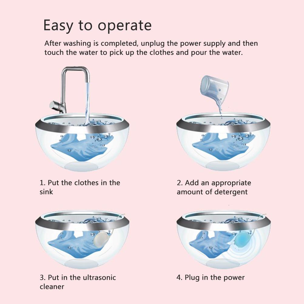 Портативная посудомоечная машина Ультразвуковой очиститель пузырьков Электронная посудомоечная машина Овощи и фрукты