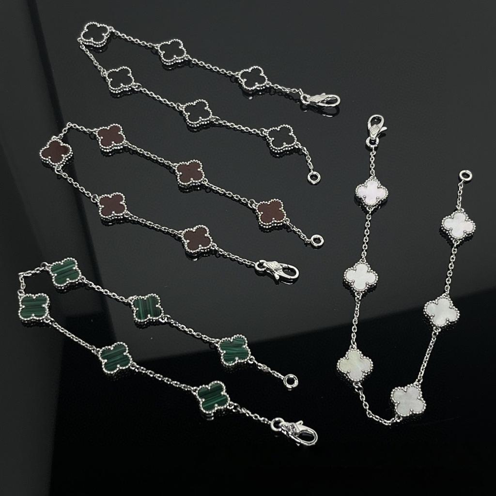 Four-leaf Clover Mini Six-flower Bracelet Classy Luxury Women's Bracelet