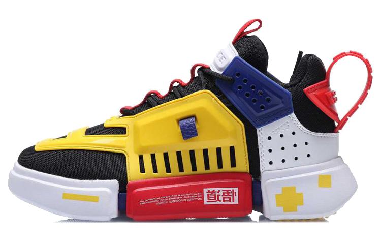 Текстиль Li Ning Enlightenment, Синтетическая кожа, Амортизация, Нескользящая подошва, Износостойкие, Низкие, Повседневные кроссовки AGBQ122-3 36
