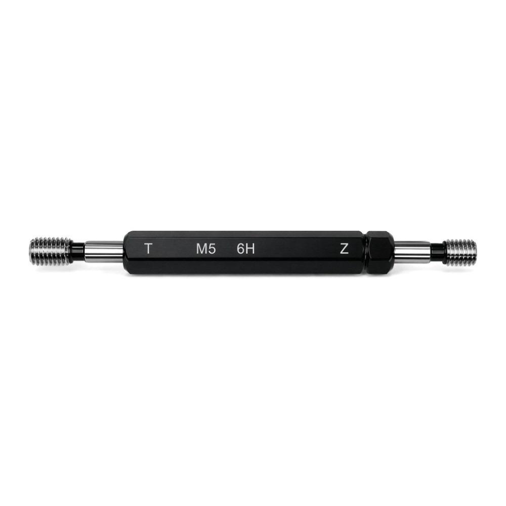 Steel Material Thread Plug Gauge M5x0.8 Metric Thread Gauge Double Ends Thread Gauge Hand Tool