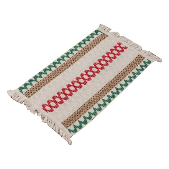 Stolní podložka střapce Design Jemné šití Obdélníkové Vintage tkané Boho prostírání pro restauraci