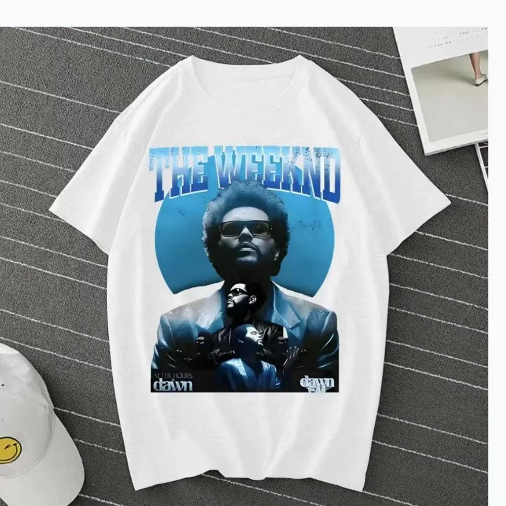 

Cotton T Shirt Fashion Oversized Brand Short Sleeve Tee Clothes 2026 Brand New Unisexs Short Sleeves THE WEEKEND T Shirt Tops 4XL