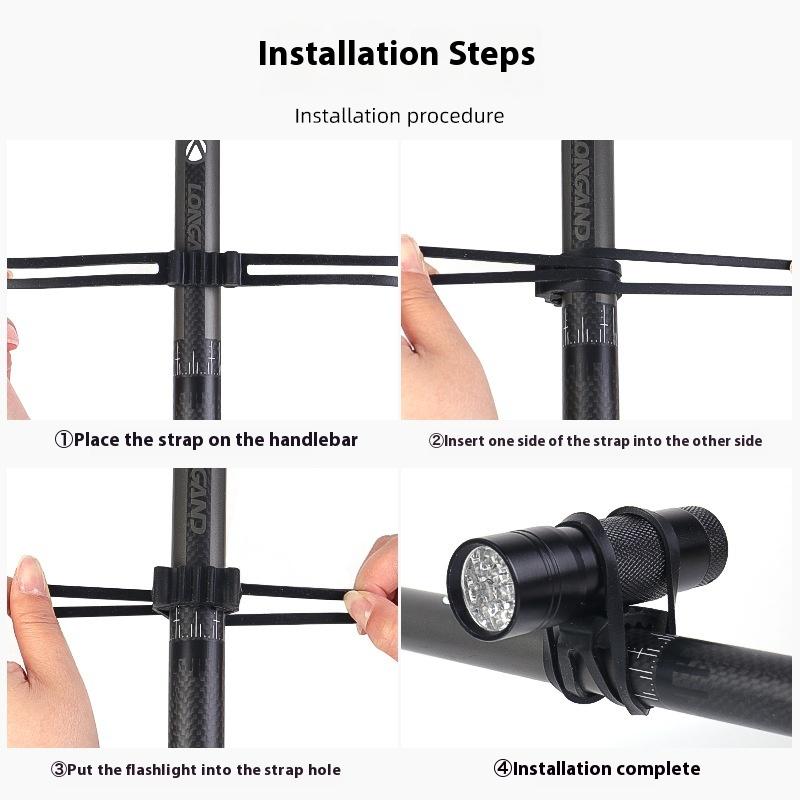 10Pcs/Set Bike Silicone Mount Bands Bicycle Light Straps For Headlight Taillight Fixing Universal Bike Accessories