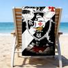 Vasco Fußballverein Bedrucktes Strandtuch, Superweiche Mikrofaser, Perfektes Geschenk Geburtstag, für Pool, Strand, Reisen, für Familie und Freunde