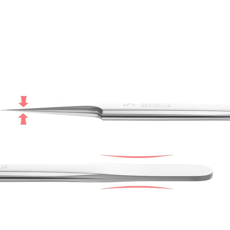 Pinzette zur Entfernung eingewachsener Haare, Pinzette zum Zupfen von Wimpern