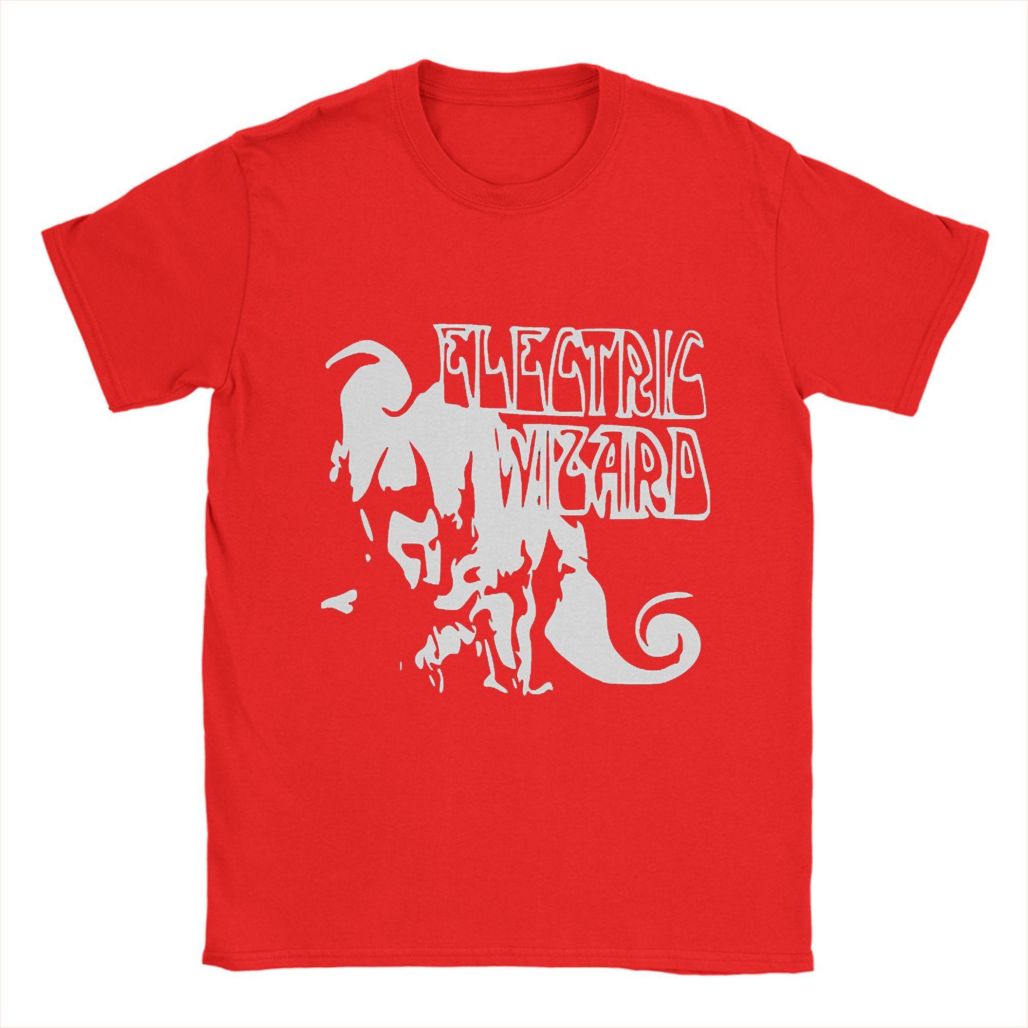 Повседневная футболка Beach Electric Wizard Fashion Футболки Прогрессив-метал Хлопковая футболка Забавный дизайн Футболки с коротким рукавом S