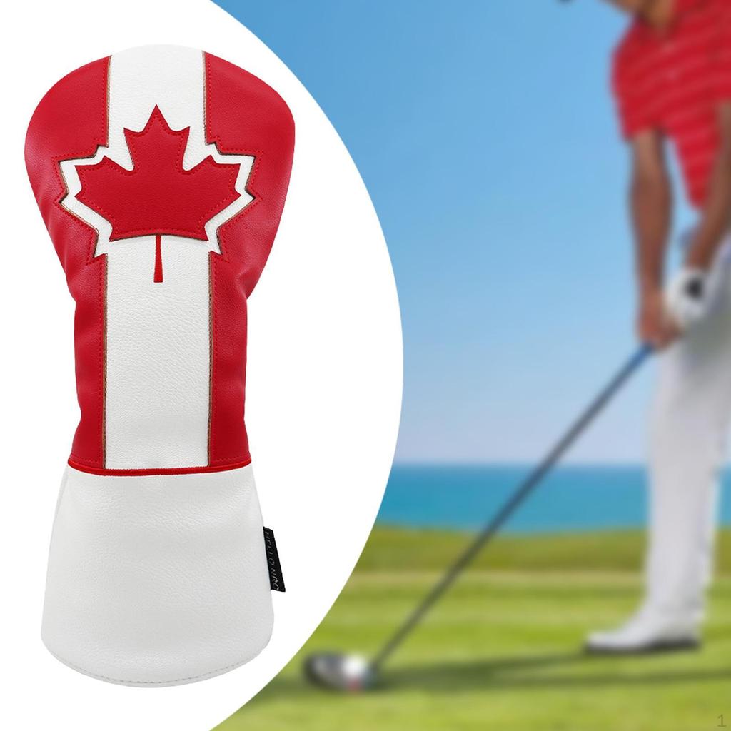 Golf Wood Headcover Club Cover Creative Portable Head Protective Sleeve for Outdoor