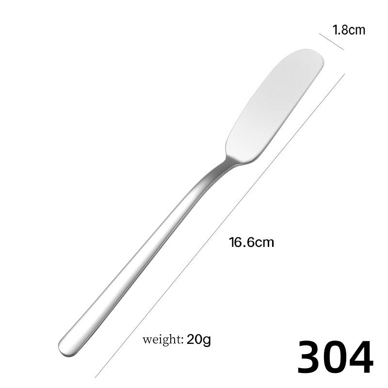Stainless Steel Butter Spatula Cheese Dessert Jam Spatulas Cream Cutlery Marmalade Toast Bread Spatulas Butter Spreader