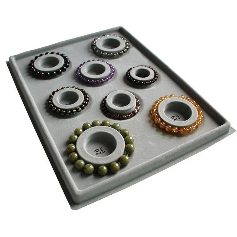 Jewelry Making DIY Bracelets Necklaces Bead Wearing Dials Handmade Bead Organizer Design Measuring Trays Jewelry Display Trays