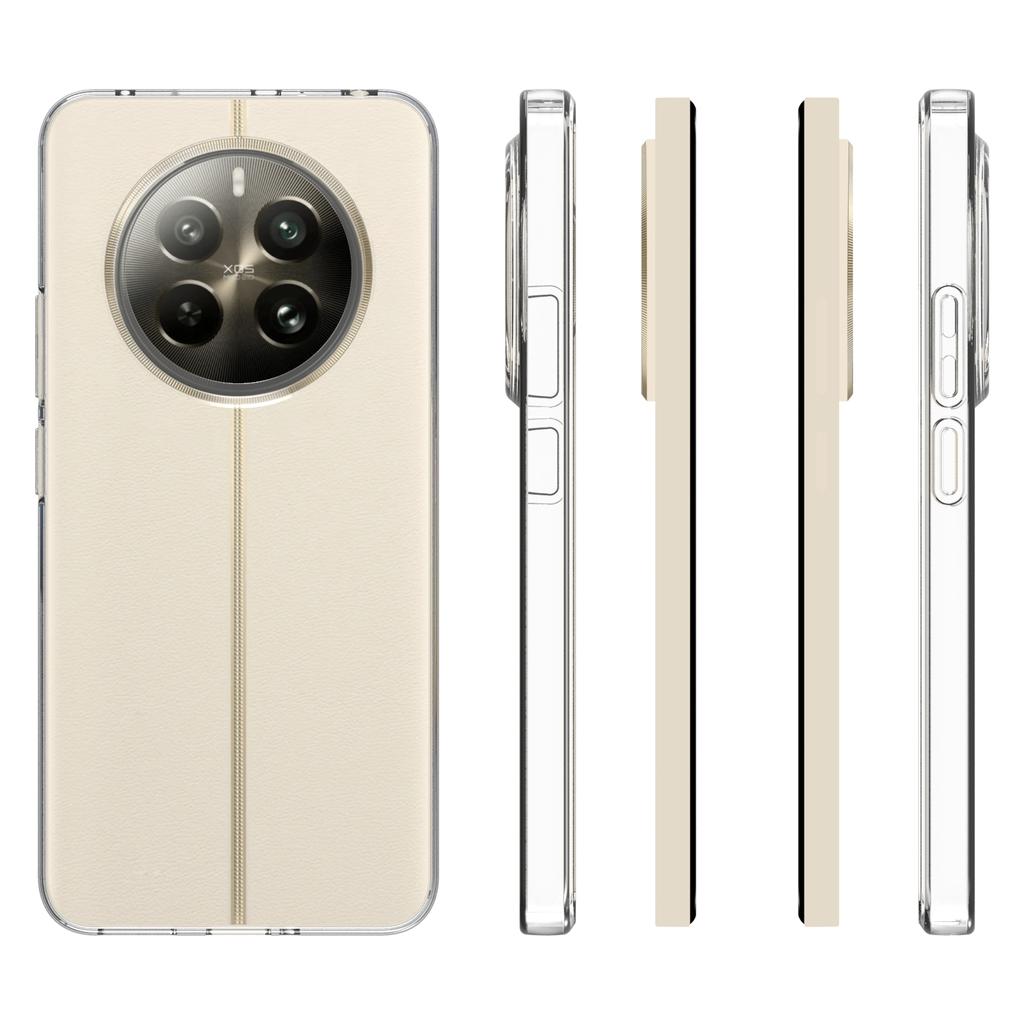 10Pcs/Pack for Realme Narzo 70 5G/Narzo 70 Pro 5G/P1 5G/12 4G/12+ 5G Clear Case Watermark-Free TPU Protective Cover