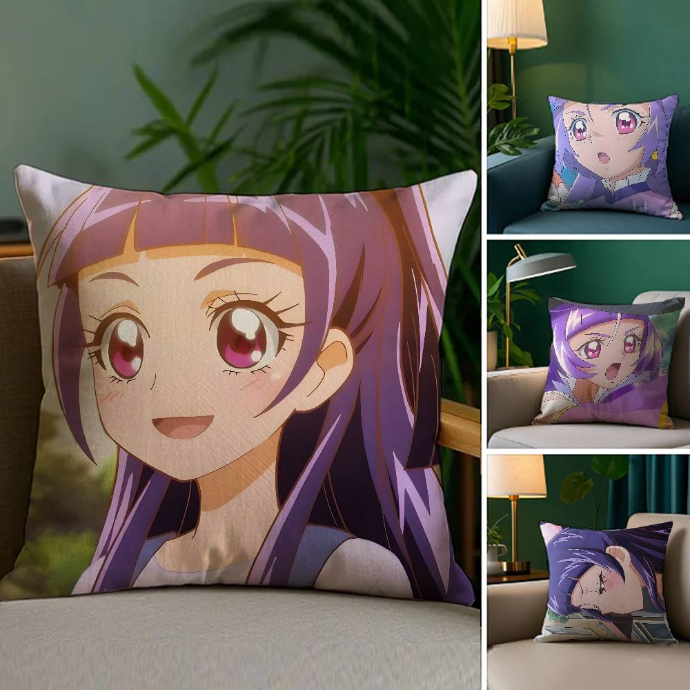 R-Riko Izayoi Pillow Case Sofa and Living Room Decorative Cushion Covers Dust-proof and Mite-proof Invisible Zipper