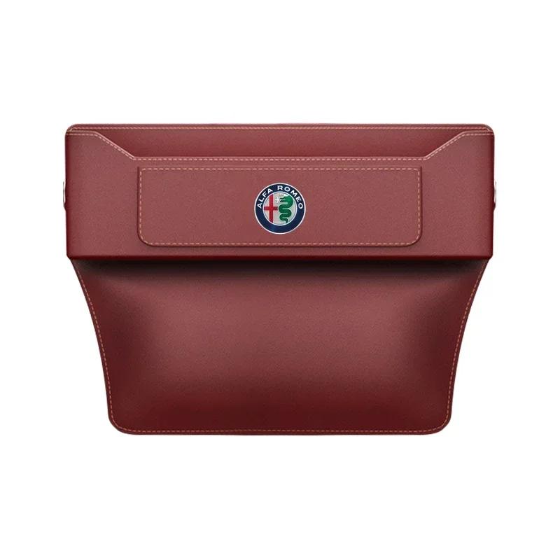 Auto Sitzlücken Organizer Sitzspalt Schlitztasche Für Alfa Romeo giulia stelvio giulietta 159 147 156 166 Auto Zubehör