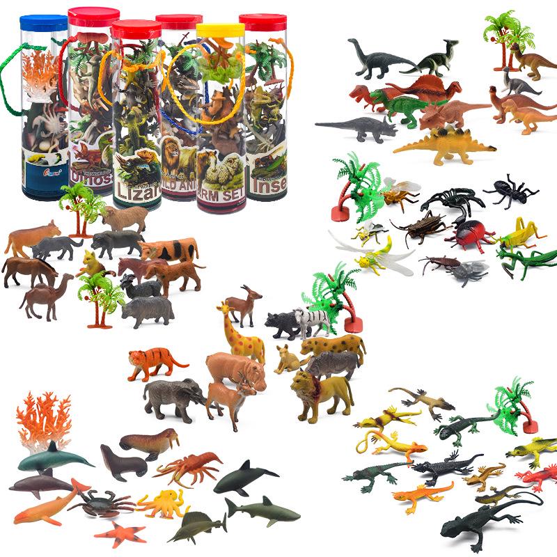 Dinosaur and Insect Simulation Educational Toy Set for Children