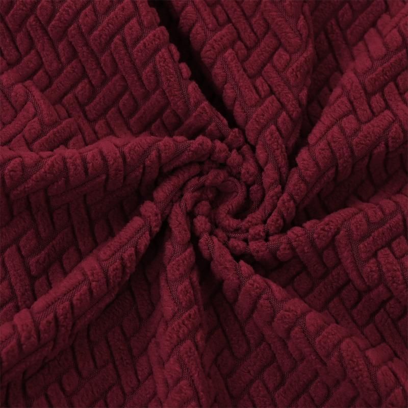 12pcs Elastic Sliky Fiber Fabric Outdoor Patio Sofa Cover Machine Washable Cushion & Backrest Protector Fits for Sectional Sofas