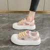 Summer new ins learn hollow breathable thick sole heightening casual shoes board shoes