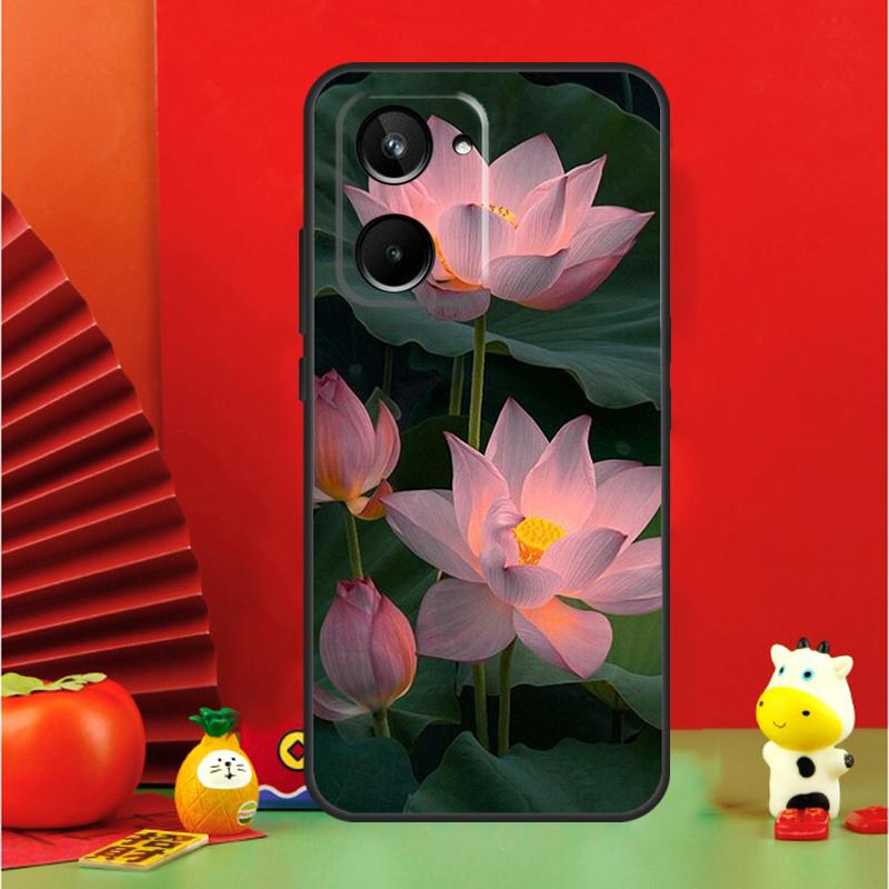 Flower Lotus For Realme 15 Pro GT7 GT6 10 11 12 13 14 Pro Plus C65 C67 C63 C61 C55 C51 C53 C35 C75 Case