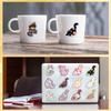 50 Pictures of Colored Flowers Cat Cartoon Image Graffiti Sticker Trolley Box Diary Waterproof Sticker