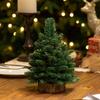 User Friendly Tabletop Christmas Tree Wood And Plastic Scandinavian Style Holiday Centerpieces For Home Or Office