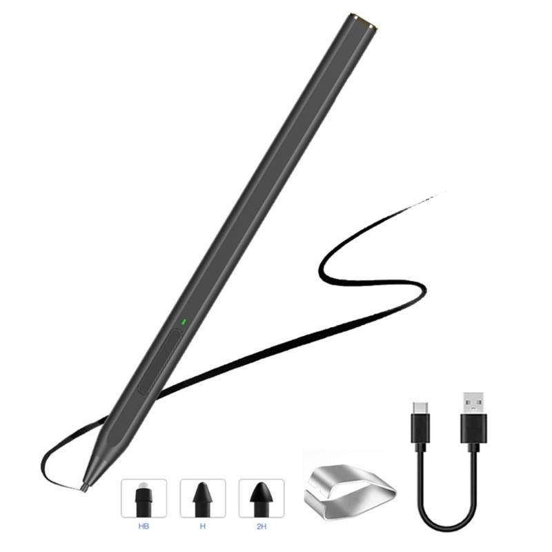 High Precisions Styluses with 4096 Sensitivity, Tail Eraser, and Long Battery for Surfaces Devices