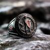 Stainless Steel Templar Crusader Men's Ring