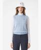 Meonsingweeo Women'S Curly Knit Vest Light Blue Mr222Lkv51