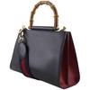 GUCCI Nim Fair Bamboo Handbag 459076 2WAYShoulder black Calfskin Women Used