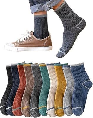 Xiyaoer Summer Premium Sports Colorful Casual Business Crew Stylish and Sizes Free Men's Socks, Cotton, 10-Pair Set, Socks, Socks, Socks, Men's Socks,