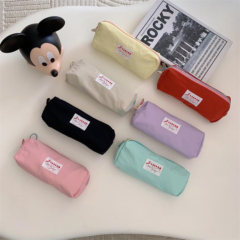 Pen Macaron Women Pouch Cosmetic Bag Portable Storage Bag Pen Bag Bag Toiletry