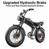 C93 E-Bike 2000W48V23AH Battery Mountain Aldault Electric Bike 20 * Inch Fat Fire Motorcycle e-Bike