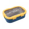 3 Compartment Container Stainless Steel Lunch Box Non-Microwave Safe