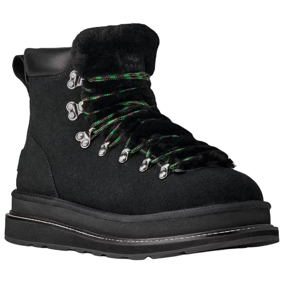 Sacai X UGG Hiker Boot Black Unisex Sneakers 1178390-BLK
