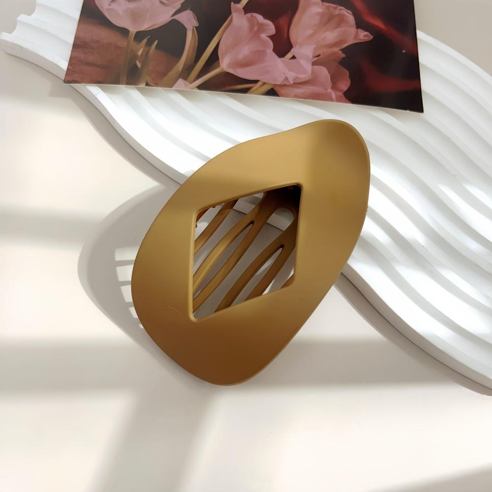 

Новые модные заколки-крабы для волос 2025 года, лежащие плашмя, для женщин, девушек, большие французские заколки-утиные клювы, шпилька, аксессуары для укладки хвостика Matte Brown