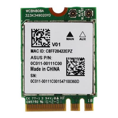 Hoge Snelheid Draadloos Bluetooth 4.1 Originele Netwerkkaart voor ASUS 2.4G5G NGFFM.2