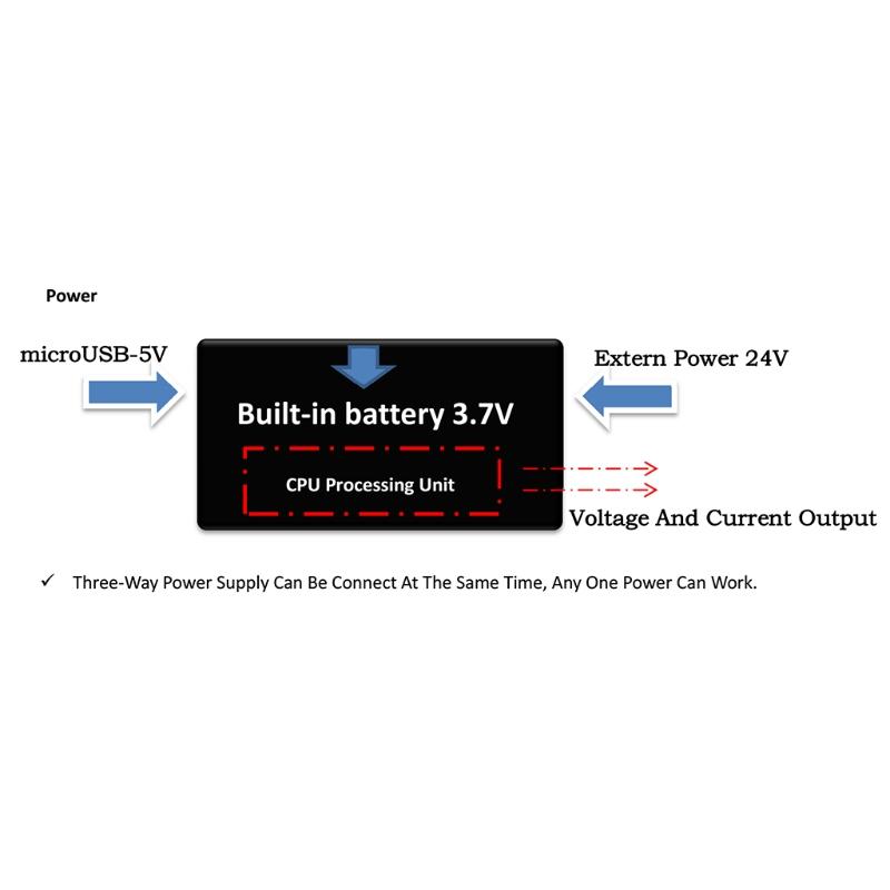 Signal Generator Adjustable Current Voltage Analog Simulator LED Display Built In 3.7V Lithium Battery Capacity 1000mAh