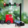 Mini Verkeers Speelgoed Lichtborden Veiligheid Verkeerslicht Bouwstenen Kinderspeelgoed