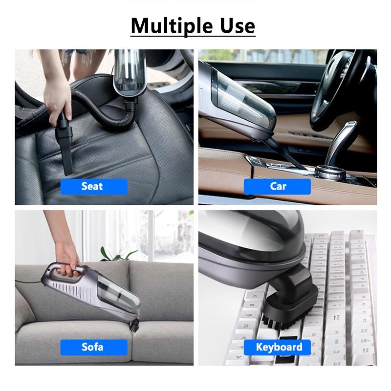 220V 120W Auto Cordless Handheld Vacuum Cleaner Sweeper Lightweight Portable Wet/Dry Car Vaccum Cleaner Home Cleaning