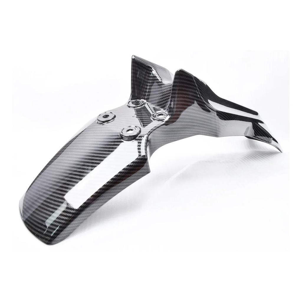 For Surron Ultra Bee Carbon Fiber Front Headlight Fender Water Transfer Glossy Parts for SURRON Headlight Mudguard Motorcycles