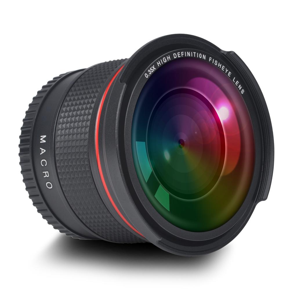 Pickle Power 52MM 55MM 58MM 0.35x Fisheye Nikon Wide Angle Lens for Nikon D5200 D5100 D3500 D3400 D3300 D3200 D3100 D3000