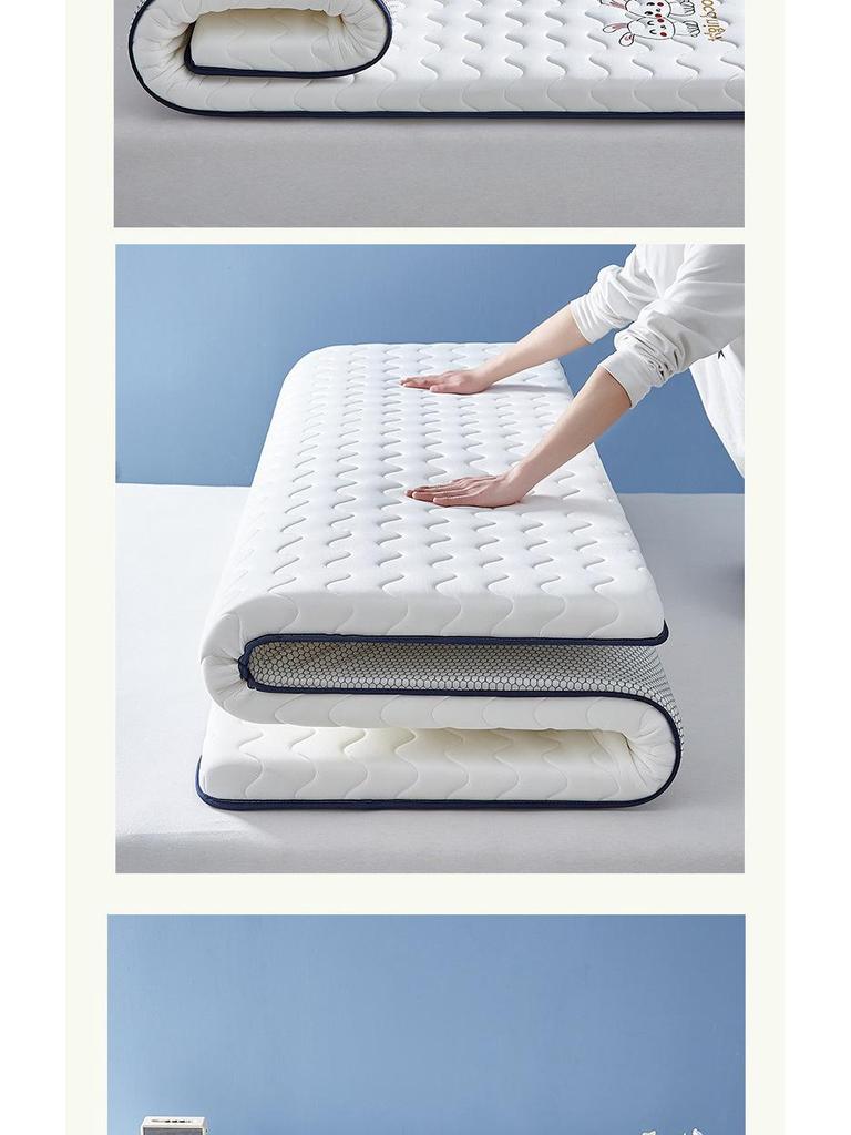 Luxury Double Soft Latex Mattress Pad for Dorms and Homes