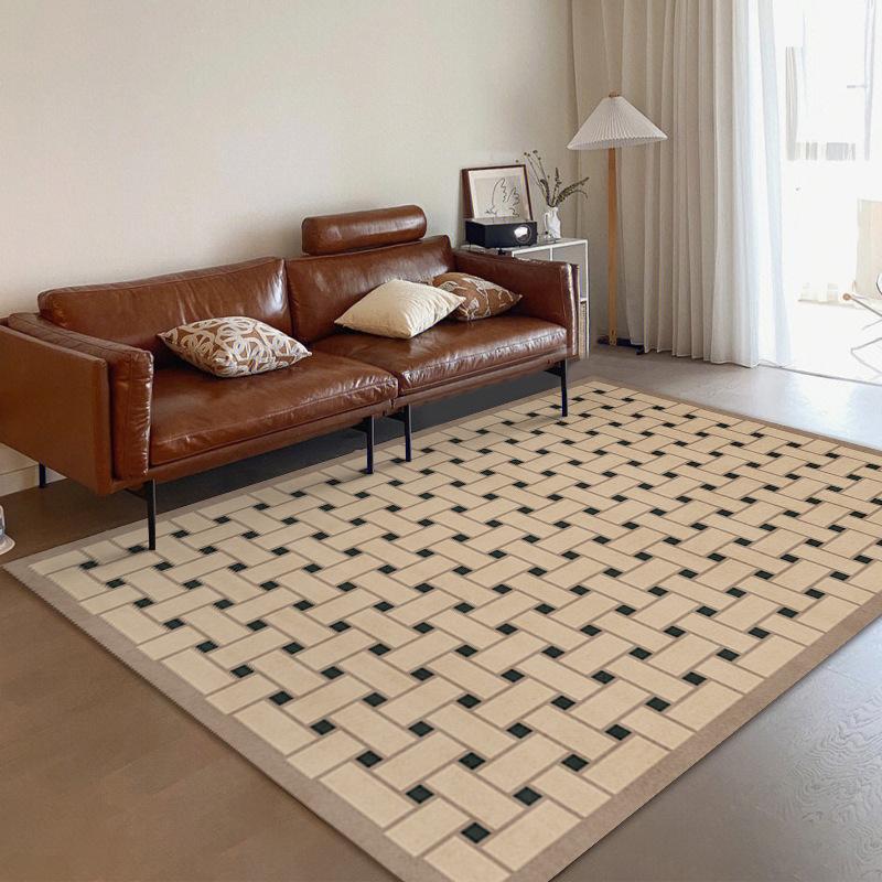

Простой ковер для гостиной, коврик под диван и чайный столик, ковер для спальни, простой в уходе, прикроватный коврик 80*120cm