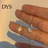 Rhinestone Women Necklace Luxurious High-end Shiny Geometric Neck Chain Female Jewelry Pendant