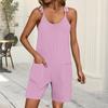 Women's Casual Fashion Jumpsuit Casual Solid Color Strap Jumpsuit