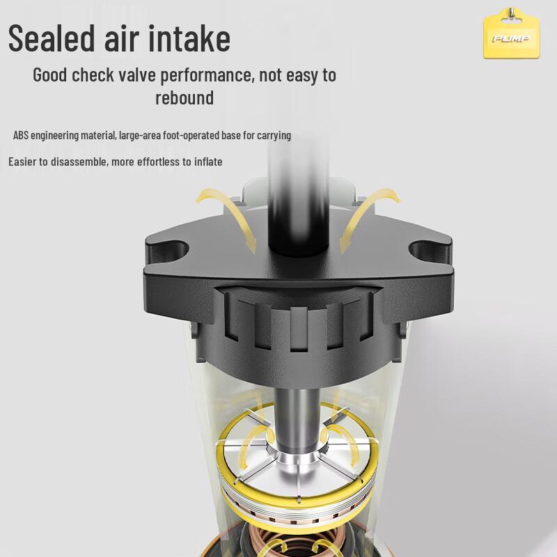 Portable High-Pressure Bicycle Air Pump