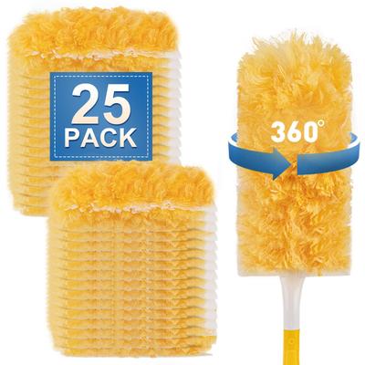Testa Spolverino 360° a Doppia Faccia Compatibile con Swiffer con Manico per Pulizia Fessure