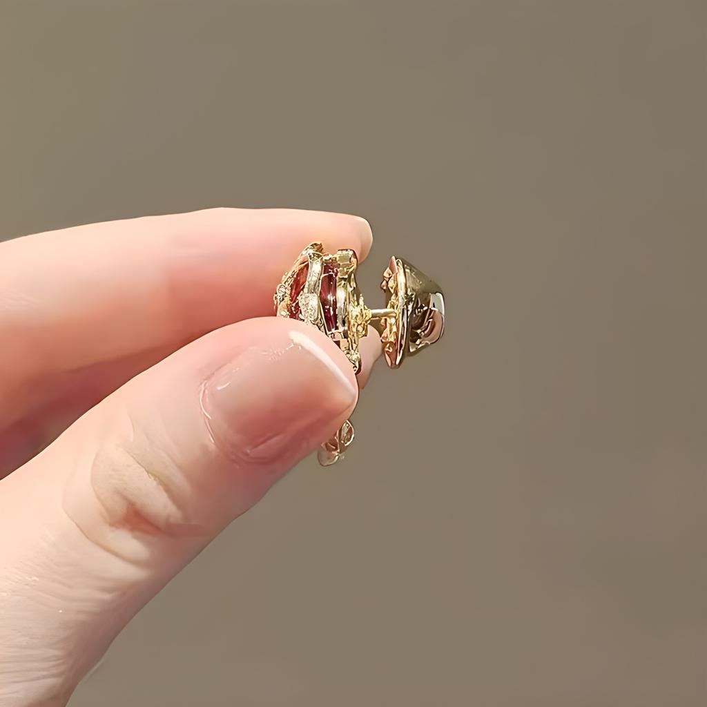 Xiangyun Ruyi Lock Brooch, National Style Woman, Festive Festival Anti-Light Bow Tie Pin, National Tide Gift Clothes And Accessories