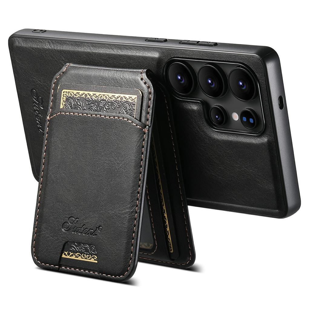 SUTENI H15 For Samsung Galaxy S25 Ultra Case Compatible with MagSafe Detachable Card Holder Phone Cover