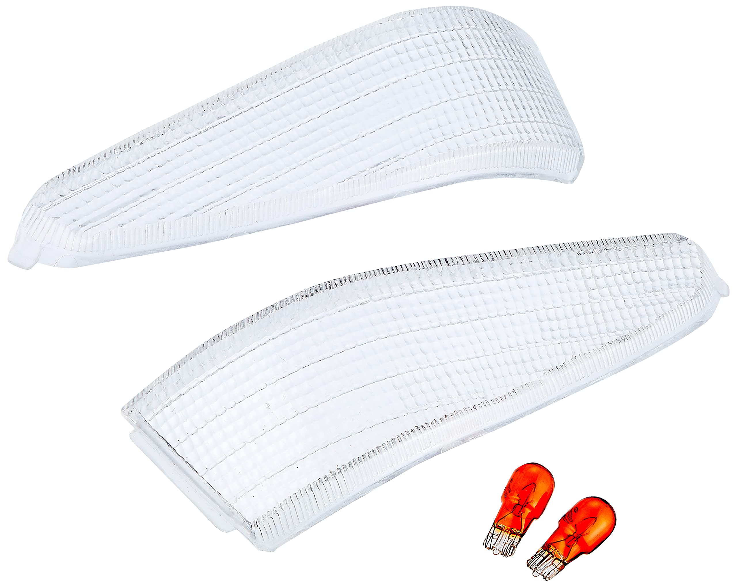 

KITACO Turn Signal Lens Set (Left and Right) for Address V50, Address V100, etc., Rear, Clear, 807-2400010
